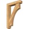 Ekena Millwork Westlake Craftsman Rough Sawn Bracket w/ Offset Brace, Western Red Cedar, 6"W x 28"D x 40"H BKT0604X28X40WTL04RWR - alternate 1